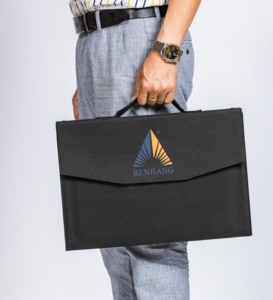 Panneaux solaires de couture portatifs flexibles de tissu de 100W 200W <span class=keywords><strong>pour</strong></span> la caravane RVs Campervans Van meilleurs panneaux solaires de watt avec le support - Product Image 4