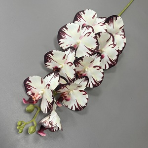Orquídeas Phalaenopsis Artificiales de Tallo Único, Color Nude, Tacto Real, Blanco y Azul, Decoración para Bodas y San Valentín, Venta al Por Mayor - Product Image 3