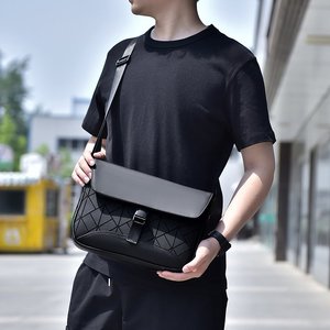 Sac Messager Bandoulière Luxe Monobretelle Homme en PU Haute Qualité, Vente en Gros, Logo Personnalisé, Imperméable - Product Image 2