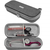 Étui de transport médical portable personnalisé, étui pour stéthoscope, étui en EVA résistant aux chocs et imperméable pour stéthoscope - Étui uniquement