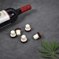 Bouchon en bois de la meilleure qualité pour distributeur d'huile d'olive, bouchon en liège polymère de haute qualité pour bouteilles en verre de vin