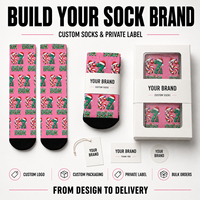 Chaussettes de sport personnalisées OEM pour adultes - Chaussettes sans couture respirantes à séchage rapide, absorbant la transpiration, résistantes aux déchirures, impression numérique, chaussettes personnalisables