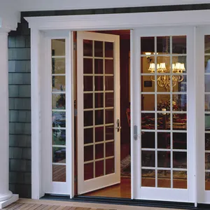 Interior Frameless Folding Glass Door Balcony Sun Room Sliding Aluminum Alloy Bifold Door Office Glass Soundproof Door