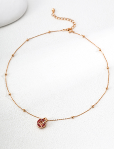 925 Gümüş Emaye Kolye Çin Klasik Bakır Sikke Tasarım Saray Tarzı Düğün Parti için Arkadaşlık Hediye Günlük Giyim - Product Image 1