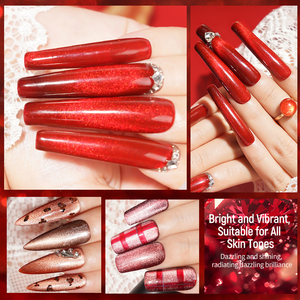 Vernis à ongles gel œil de chat professionnel R S Nail 10 ml, logo personnalisé OEM, sans HEMA, inodore, non toxique, vernis à ongles gel UV, tenue de 3 à 4 semaines - Product Image 6
