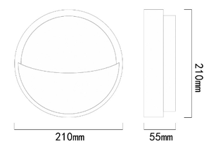 Ip65 Châu Âu Hiện Đại Trong Nhà Đèn Tường Nhà Ở Kit Không Thấm Nước <span class=keywords><strong>LED</strong></span> Chiếu Sáng Lịch Thi Đấu Với Thông Tư Cabin Đèn Bóng Râm Ánh Sáng Bao Gồm - Product Image 2