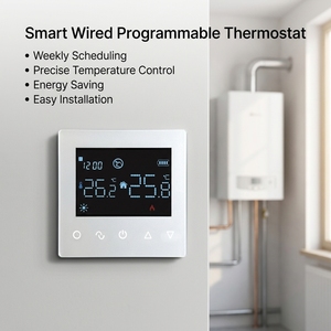 Termostato de Agua Inteligente <span class=keywords><strong>Tuya</strong></span> de Diseño Moderno y Alta Calidad, Termostato Inalámbrico Wifi <span class=keywords><strong>Opentherm</strong></span> para Baño y Apartamento - Product Image 6