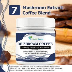 High Quality Mushroom Coffee with Total Fat May Help Enhance Mental Clarity and Overall Focus Support Immune and Stress Relief - Product Image 5