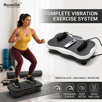 Plataforma Vibratoria con Luz Roja de Baja Intensidad para Ejercicio Cardiovascular de Cuerpo Completo, Equipo de Fitness para el Hogar, Sin Logotipo
