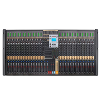 Console audio professionnelle OEM avec double processeur d'effets DSP, mixeur analogique en métal 32 canaux TFB32, Bluetooth, affichage LED de niveau indépendant, SPLIT