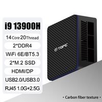 TOPC Factory Direct I9-13900H Mini PC Nieuw 2xLAN 2xDDR4 2xNVMe Desktop Gaming Computer met WiFi6E en Amerikaanse stekker