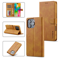 Étui portefeuille magnétique en similicuir avec support et porte-cartes pour iPhone 18 Pro Max, 17 Air, 16 Plus, 15, 14 Pro, 13, 12