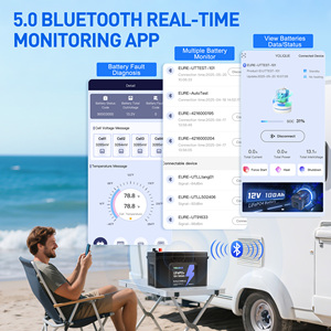 스마트 BMS 셀프 12v 스타터 완벽한 해 열 이온 2.2X 에너지 Liitokala로드 100ah 케이스 전원 Lifepo4 리튬 이온 배터리 12v - Product Image 3