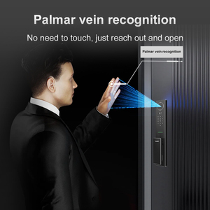 Serratura Intelligente con Riconoscimento Facciale Tuya APP, Visione Notturna a Infrarossi 3D, Riconoscimento Venoso del Palmo per Appartamenti, Serratura Antifurto - Product Image 3