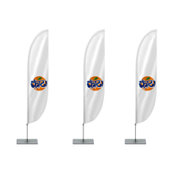 Drapeau de plumes d'extérieur de qualité supérieure Drapeaux et bannières volants Drapeaux de plage publicitaires personnalisés Bannière en forme de larme