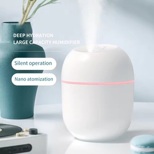 Humidificateur d'air portable pour la maison, <span class=keywords><strong>mini</strong></span> humidificateur à brume froide USB pour voiture, diffuseur de brume <span class=keywords><strong>LED</strong></span> coloré de 220 ml - Product Image 5