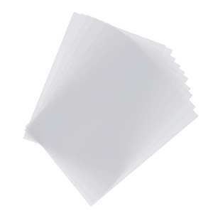 10 fogli di pellicola termoretraibile mezza trasparente per forniture artigianali di carta termoretraibile smalto Fine artigianale - Product Image 2