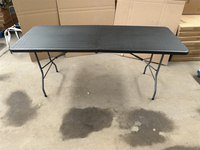 Table pliante en plastique léger Offre Spéciale Design moderne pour le camping en plein air BBQ Banquet School & Park Dining