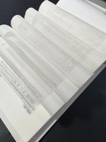 Tissu de rideau jacquard transparent 100% polyester 280cm 320cm 340cm extra large, tissu filtrant la lumière pour fenêtres
