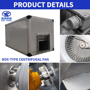Ventole centrifughe <span class=keywords><strong>a</strong></span> doppio ingresso <span class=keywords><strong>a</strong></span> forma di scatola con filtro resistente e personalizzabile autoportante - Product Image 5