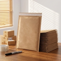Enveloppes à bulles auto-adhésives en papier kraft épais 4 mm, 180 g/m², résistantes à la déchirure, imprimées offset, taille moyenne