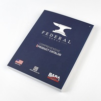 Impression de catalogue de produits personnalisé avec papier glacé couleur et reliure parfaite
