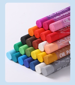 Juego de Pasteles al Óleo Solubles en Agua para <span class=keywords><strong>Pintura</strong></span> en <span class=keywords><strong>Seco</strong></span> y Húmedo, Multiusos, Personalizados OEM, 12, 24, 36, 48 Colores, JDS BVY124 - Product Image 5