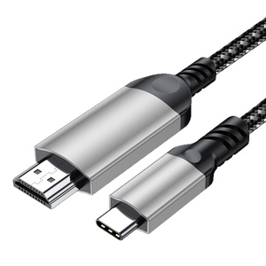 Cavo audio JMAX ad alta definizione 4K da USB-C a HDTV con rivestimento in PVC e schermatura in lamina per MacBook, laptop, tablet e telefono - Product Image 1