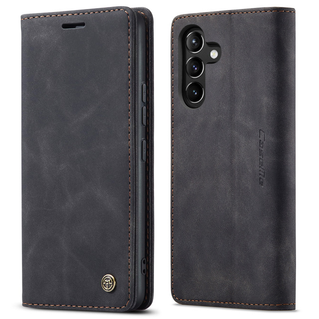 Leather Flip Phone Case for Samsung Galaxy S9 S10 Plus S20 S21 FE S22 S23 S24 Ultra Note 9 10 Plus 20 Ultra Luxury Wallet Cover