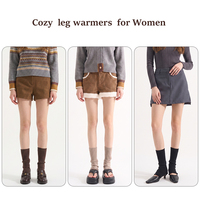 Nouveauté 2026 : Chaussettes ouvertes pour femme en acrylique tricoté, fines, respirantes, chaudes et confortables pour l'hiver