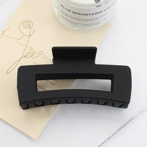 מחיר זול נשים כריש שיער קליפ מט צבע מלבני clamp clamp clamp 10.5 ס "מ גודל גדול טופר קליפ עבור בנות - Product Image 5