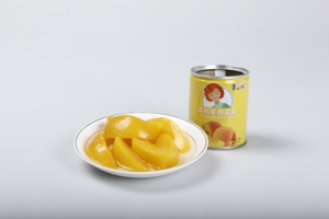 Oem ODM xi-rô bảo quản đóng hộp trái cây 345 gam đóng hộp đào vàng trong xi-rô ánh sáng hoặc trong nước trái cây tự nhiên (nửa, thái lát, thái hạt lựu) - Product Image 3