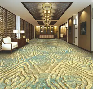 Axminster Carpet For 5 Star Hotel Fireproof Wool And Nylon Combination Commercial Wall To Wall Carpet