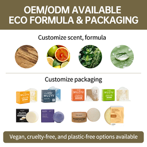 Biểu Tượng Tùy Chỉnh Không Chất Thải Bền Vững Thuần Chay Hương Thơm Miễn Phí Rắn Dầu Gội Cơ Thể Rửa Thanh Xà Phòng Cho Nam Giới Phụ Nữ - Product Image 5