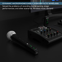 K-02 dynamique cardioïde polaire motif système de Microphone portable nouveau filaire sans fil Conversion XLR connecteur Grenade cadeau plastique