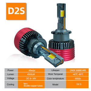 Assurance qualité et 2 ans de garantie SFIDA <span class=keywords><strong>phare</strong></span> de voiture LED D2 45Watts 6000K H4 H7 H11 9005 9006 ampoules de <span class=keywords><strong>phare</strong></span> LED - Product Image 6