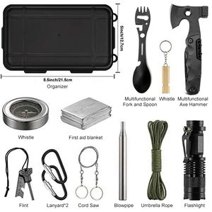 Bochen Multifonctionnel Camping En Plein Air Randonnée Outil Kit D'urgence En Acier Inoxydable SOS Lame De <span class=keywords><strong>Scie</strong></span> à Vendre - Product Image 2
