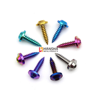 Vis à tête cylindrique Torx HANSHA en titane, filetage fin, zinguées, classes 10.9 et 12.9, longueur 10 mm, mesure en pouces