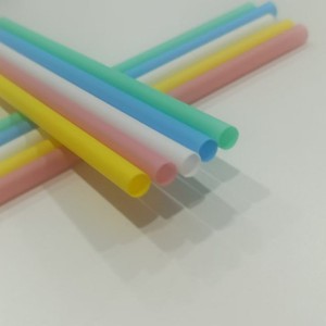 Pailles jetables en plastique biodégradable PLA personnalisées, écologiques, de haute qualité, pour le camping - Product Image 2
