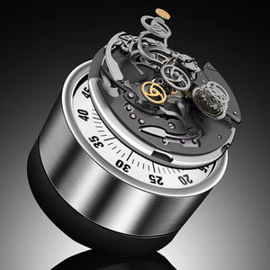 Temporizador de Cocina Mecánico de Acero Inoxidable al por Mayor, Impermeable y Ecológico, con Control Táctil, Cuenta Regresiva de hasta 60 Minutos para Hornear - Product Image 6