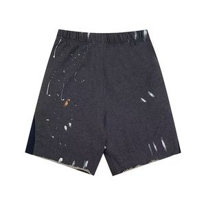 <span class=keywords><strong>Pantaloncini</strong></span> Casual Ispirati a Splatter in Cotone Pesante con Elastico in Vita, Stile <span class=keywords><strong>Streetwear</strong></span>, per Uomo Donna Unisex - Collezione Gallery - Product Image 5