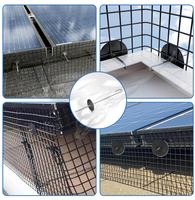 Clips de fixation solaires en aluminium durable avec rondelles rapides pour panneaux solaires, crochets en J pour grillage de protection contre les oiseaux et les écureuils