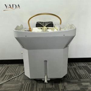 Bac <span class=keywords><strong>de</strong></span> <span class=keywords><strong>lavage</strong></span> et <span class=keywords><strong>de</strong></span> massage mobile pour salon <span class=keywords><strong>de</strong></span> coiffure, avec rangement, pour spa capillaire portable - Product Image 3