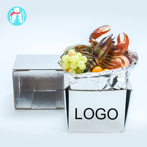 Cold Thermal Cardboard Box Insulated Shipping Boxes for Ice Cream Cardboard Container