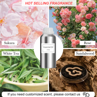 Diffuseur d'huiles essentielles de parfum floral biologique 100% du fabricant, aromathérapie naturelle, gingembre, menthe poivrée, lissage