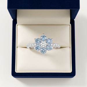 Anillo de Oro Amarillo de 18k con Diamante Cultivado en Laboratorio, Corte Brillante Redondo, para Mujer, Venta al Por Mayor - Product Image 2