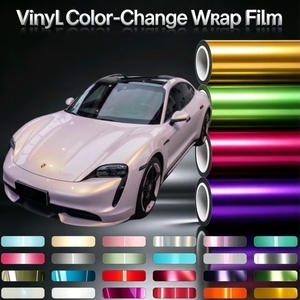 Film de protection de peinture (PPF) noir brillant en TPU auto-cicatrisant, hydrophobe, anti-rayures, anti-UV, longue durée, effet brillant profond pour vinyle. - Product Image 1