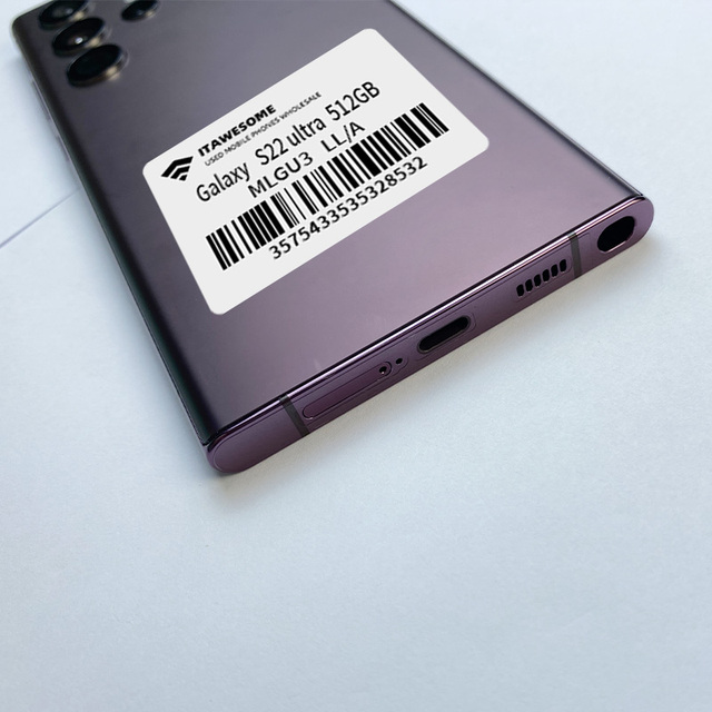 Cell Phone Wholesale Used Galaxy S22 Ultra 128G 256G Best Android Smartphone Original US Cellular 5G Mobile Phone Used Phones