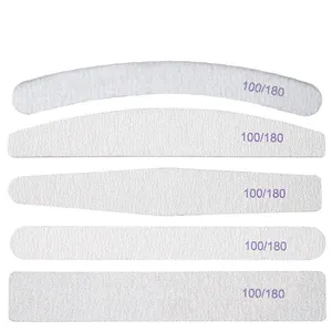 Lime à <span class=keywords><strong>Ongles</strong></span> Professionnelle en Papier de Verre pour Vente en Gros 80/100/150/180/240, Double Face, Logo Personnalisé Imprimé, Lime à <span class=keywords><strong>Ongles</strong></span> Zébrée Haut de Gamme - Product Image 1