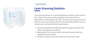 เลเซอร์ GTA น้ำยาป้องกันการเซาะร่องสำหรับ LS-168P แปรรูปเวเฟอร์5L ค่า pH 4.51ความหนืด646 CP tw - Product Image 2